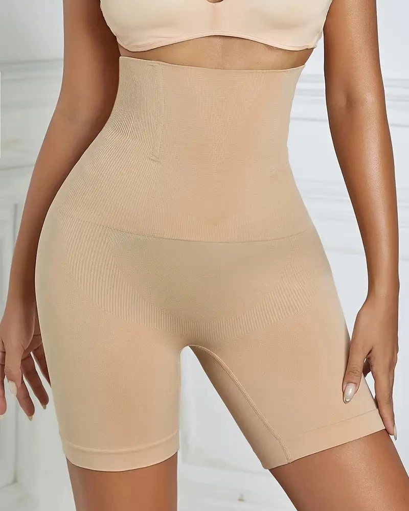 Panty gainant taille haute, vue de profil